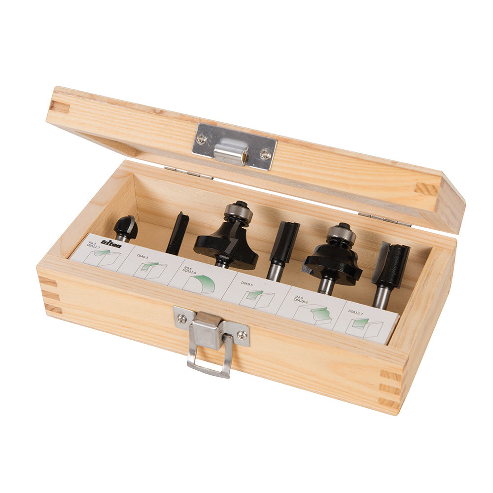 Triton TPTA69354824 Einsteigerpaket 1/4-Zoll-Fräser, 6-tlg. Satz