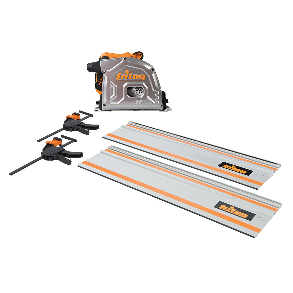 Triton TTS1400KIT700 1400W Track Saw Kit 165mm 4pce