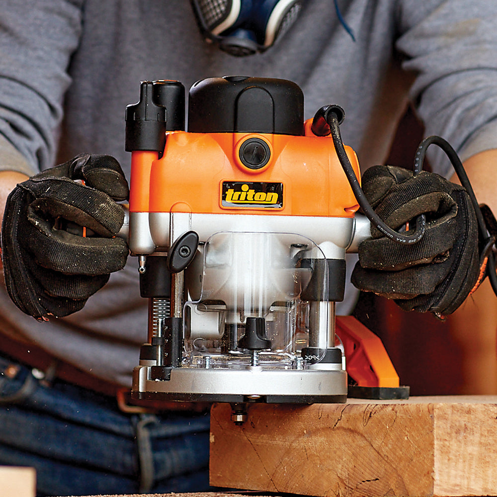 Triton TRA001 Präzisionsoberfräse mit Doppelfunktion, 2.400 W