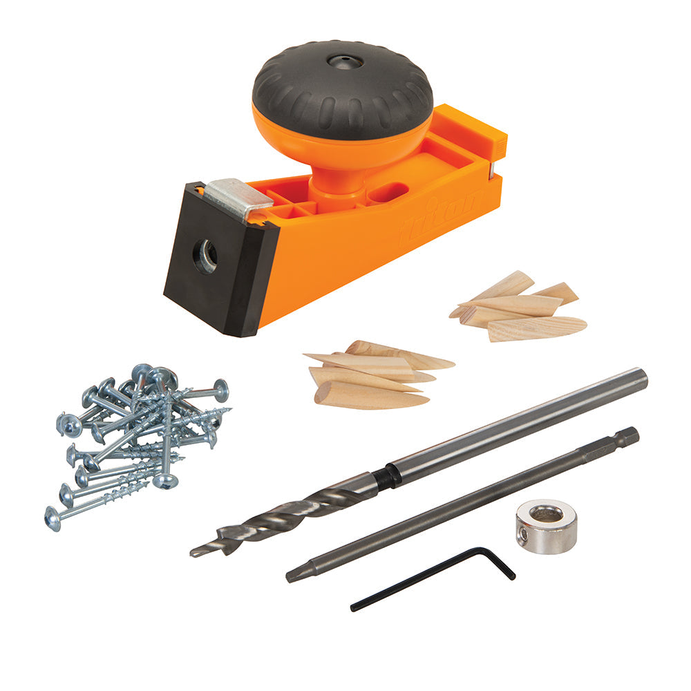 Guía para agujeros ocultos práctica T3, 3/4" (19 mm)