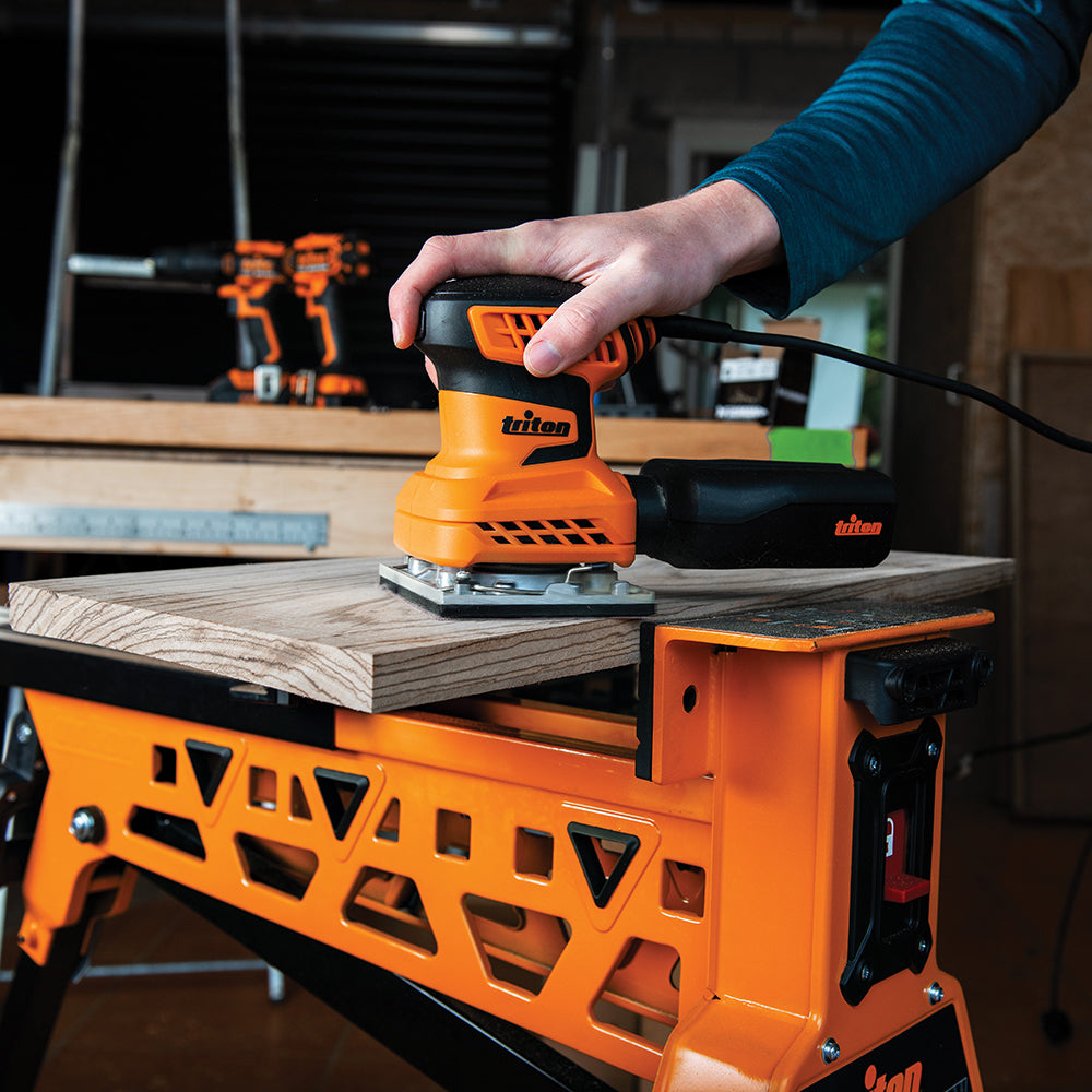 Triton TQTRSS 200W Orbital Palm Sander 1/4 Sheet