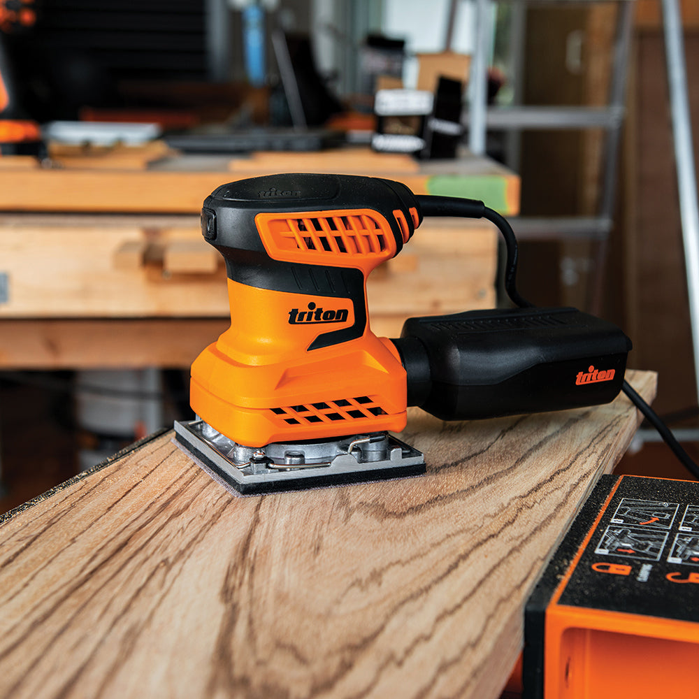 Triton TQTRSS 200W Orbital Palm Sander 1/4 Sheet