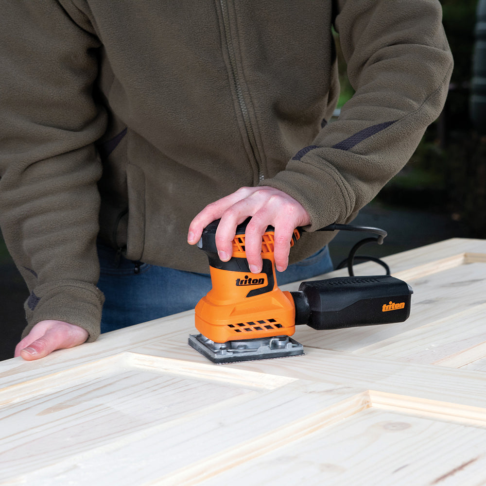Triton TQTRSS 200W Orbital Palm Sander 1/4 Sheet