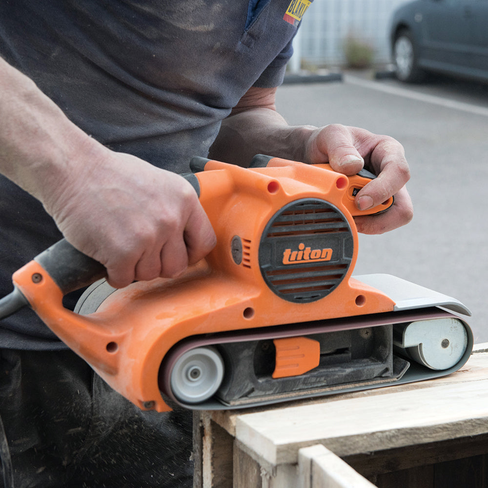 Triton T41200BS Bandschleifer, 1.200 W, 100 mm