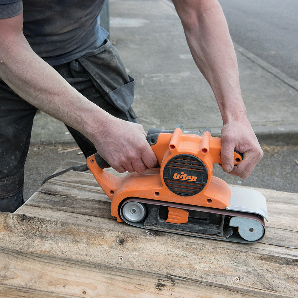 Triton T41200BS Bandschleifer, 1.200 W, 100 mm