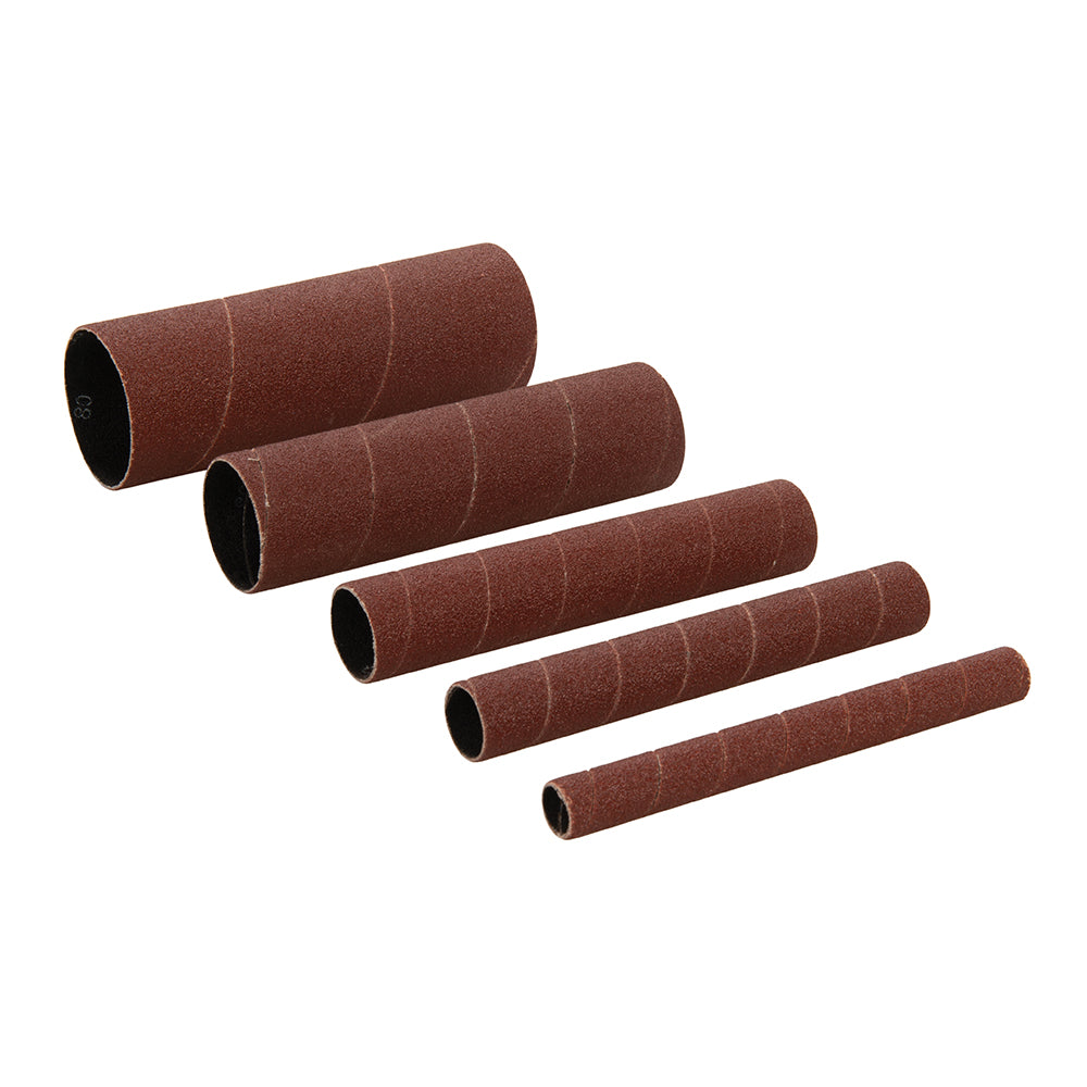 Set di manicotti di levigatura da ossido di alluminio, 5 p.zi TTSS80G5PK manicotti di levigatura grana 80, 5p.zi