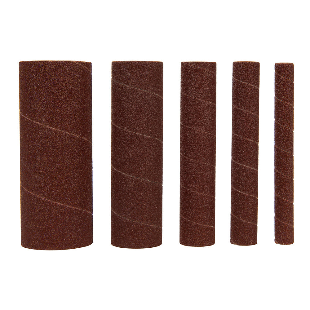 Set di manicotti di levigatura da ossido di alluminio, 5 p.zi TTSS80G5PK manicotti di levigatura grana 80, 5p.zi