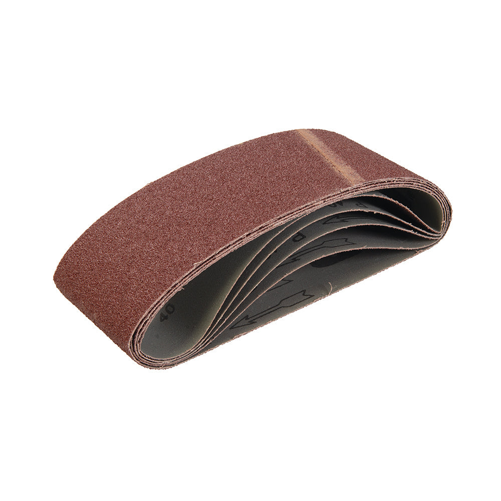 Bandas de lija, 100 x 610 mm, 5 pzas Grano 40