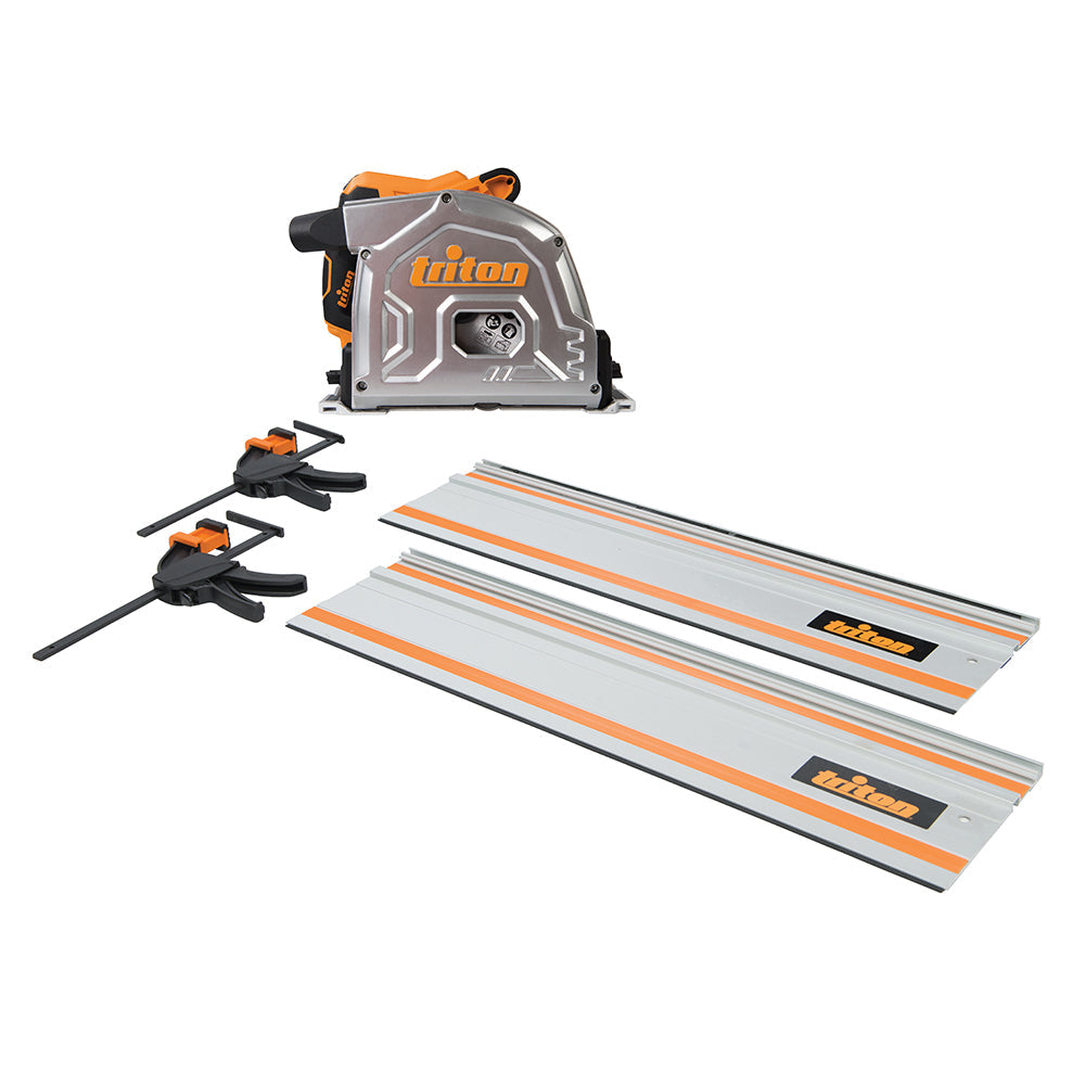 Triton Tools 1400 W Track Saw Kit | TTS185KIT | Free Delivery Over £100