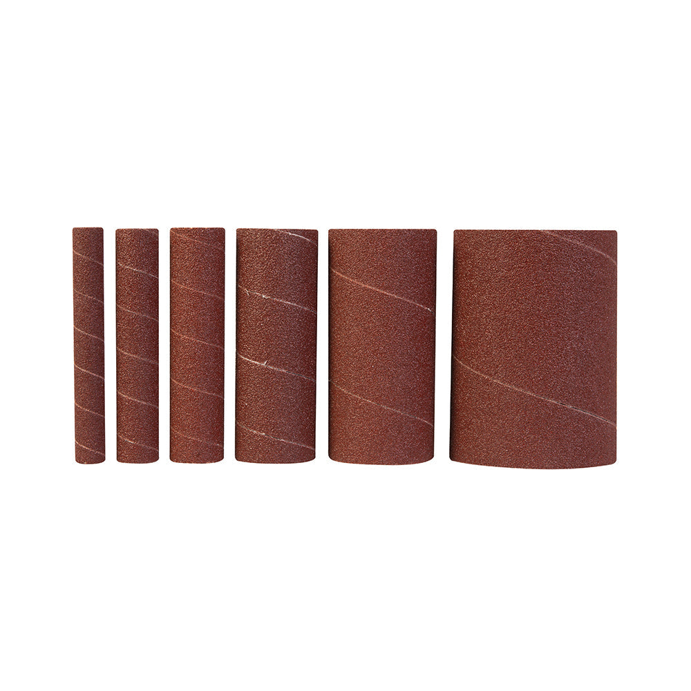 Rodillos de lija de óxido de aluminio, 6 pzas Rodillos de lija TSS80G, grano 80, 6 pzas