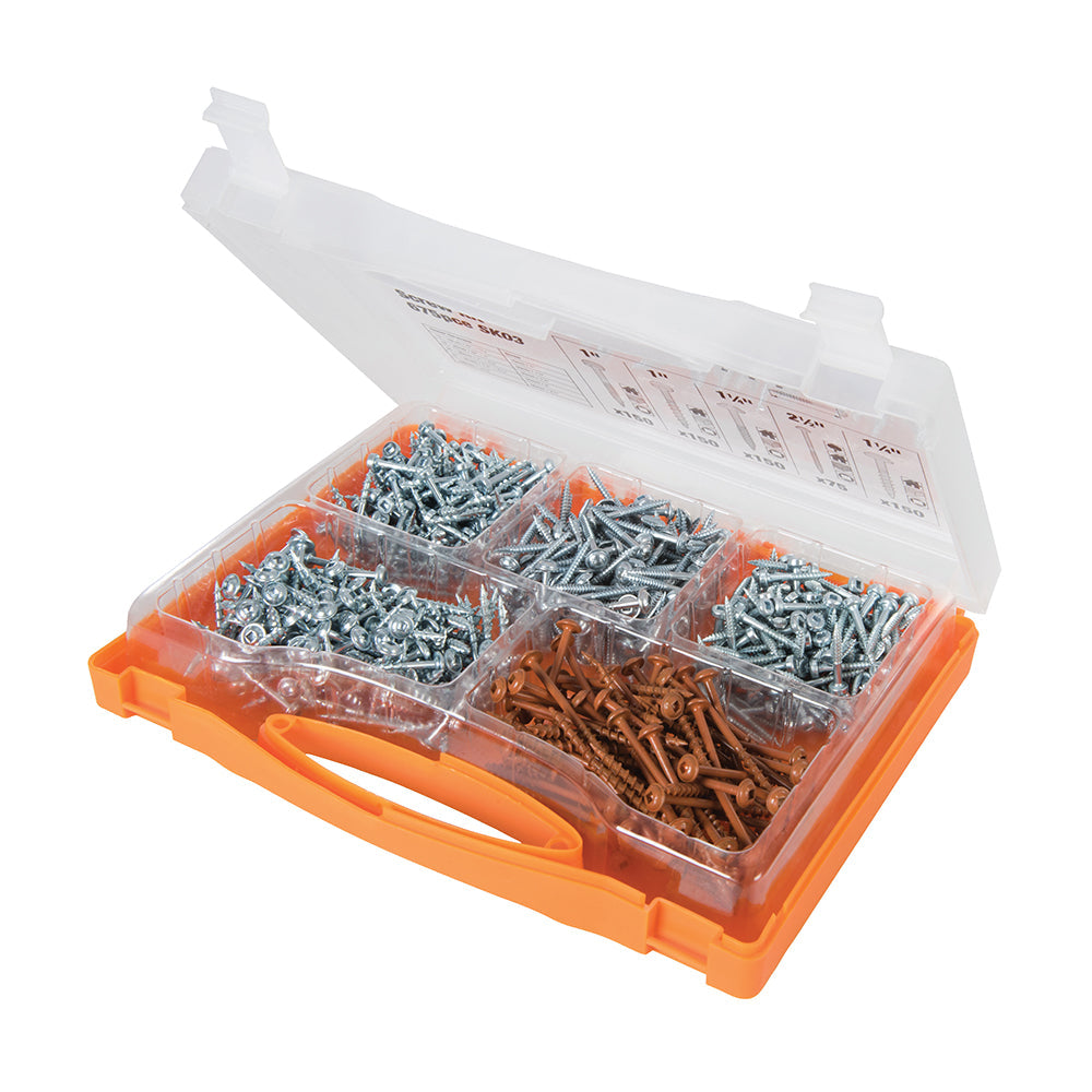 Kit viti per fori a tasca, 675 pezzi SK03