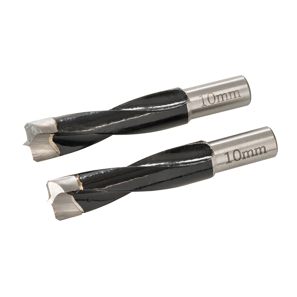 Brocas para ensambladora de espigas, 10 mm, 2 pzas TDJDB10