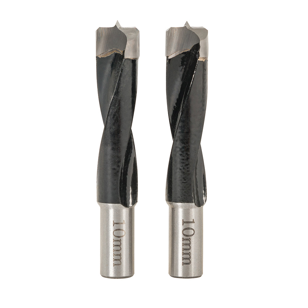 Brocas para ensambladora de espigas, 10 mm, 2 pzas TDJDB10