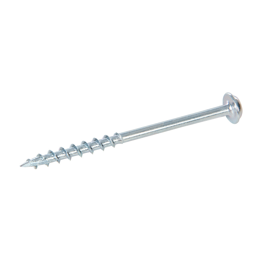 Tornillos galvanizados con cabeza de arandela y rosca gruesa Nº 8 x 2-1/2