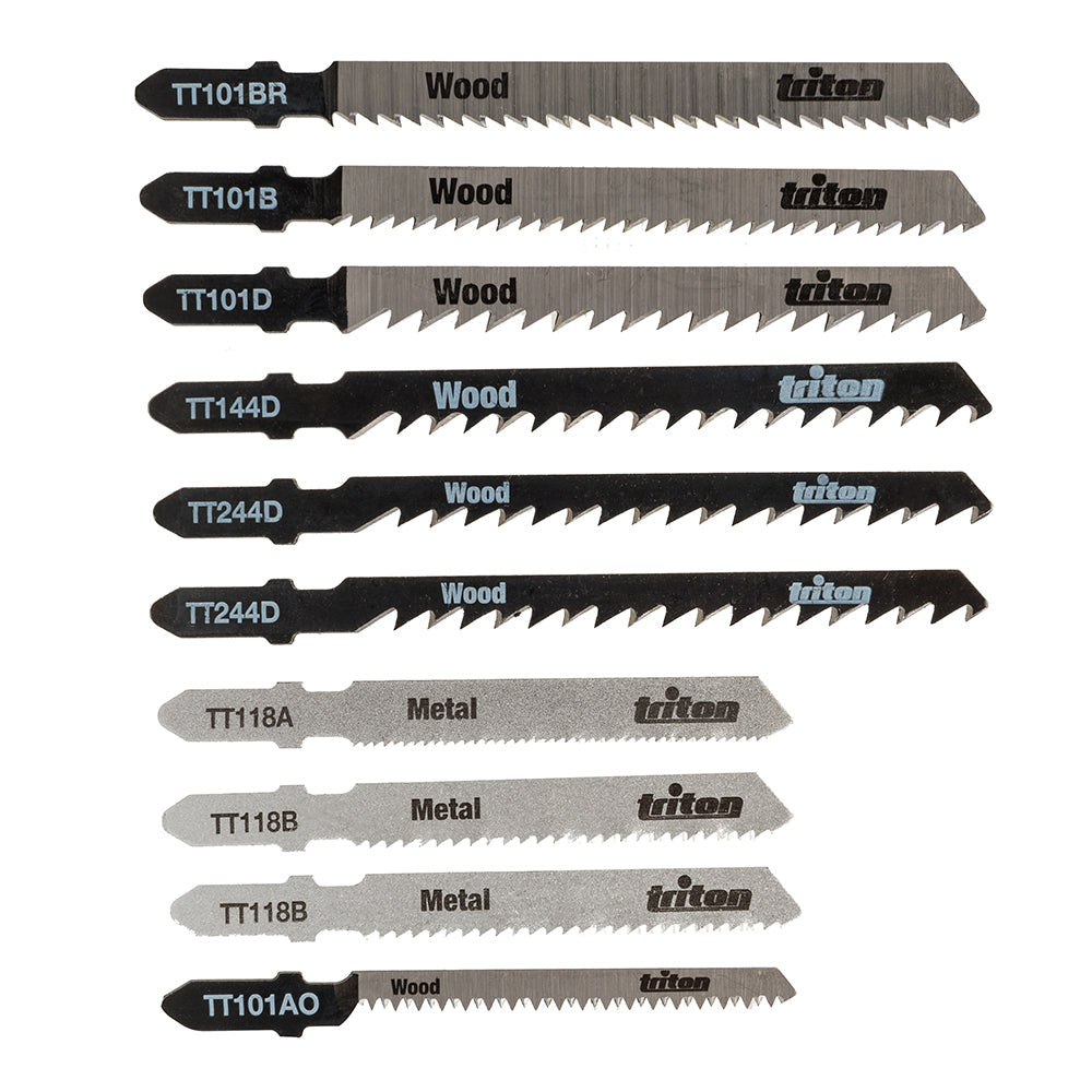 Triton TPTA49959528 Jigsaw Blade Set 10pce