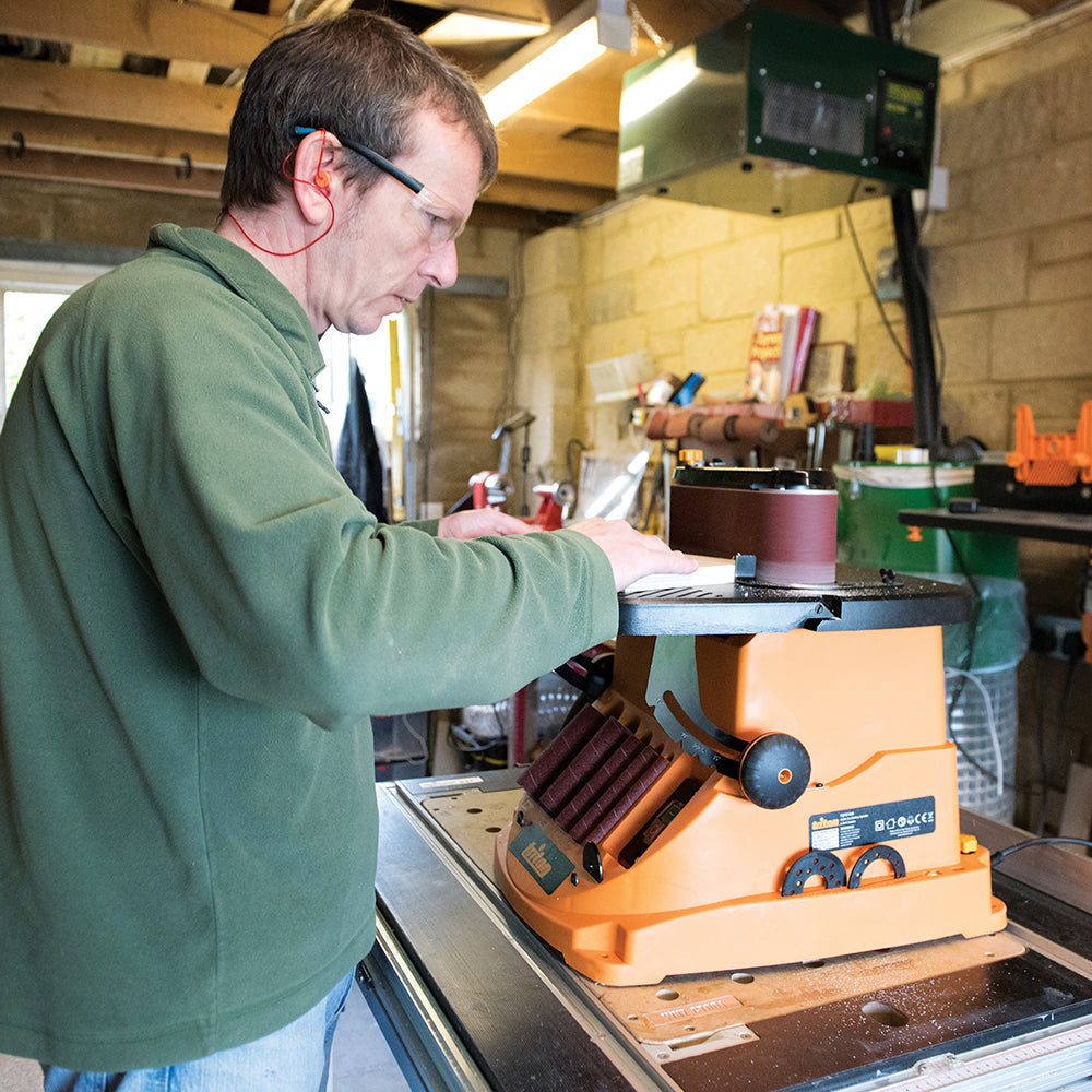 Triton TSPST450 Levigatrice a mandrino oscillante e a nastro 450 W