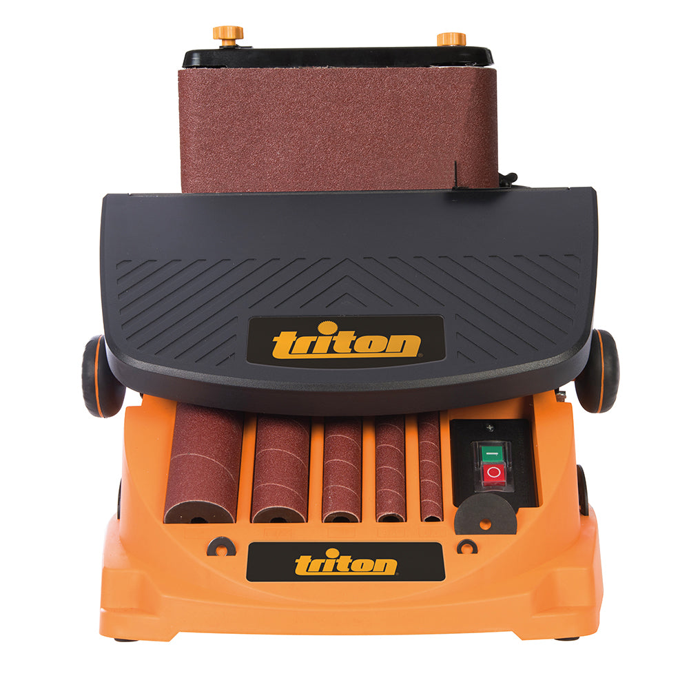 Triton TSPST450 Levigatrice a mandrino oscillante e a nastro 450 W